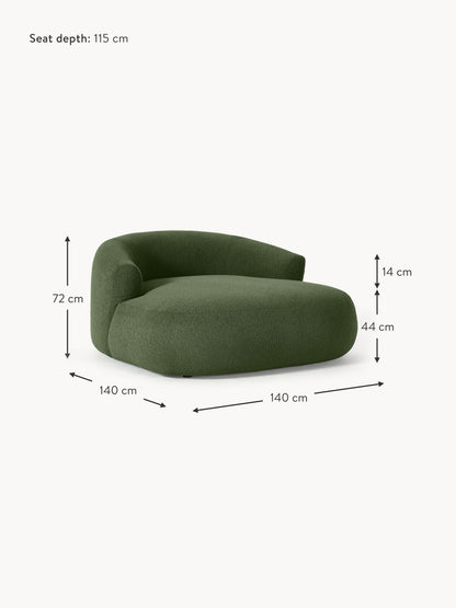 Bouclé-XL-Loungesessel Sofia