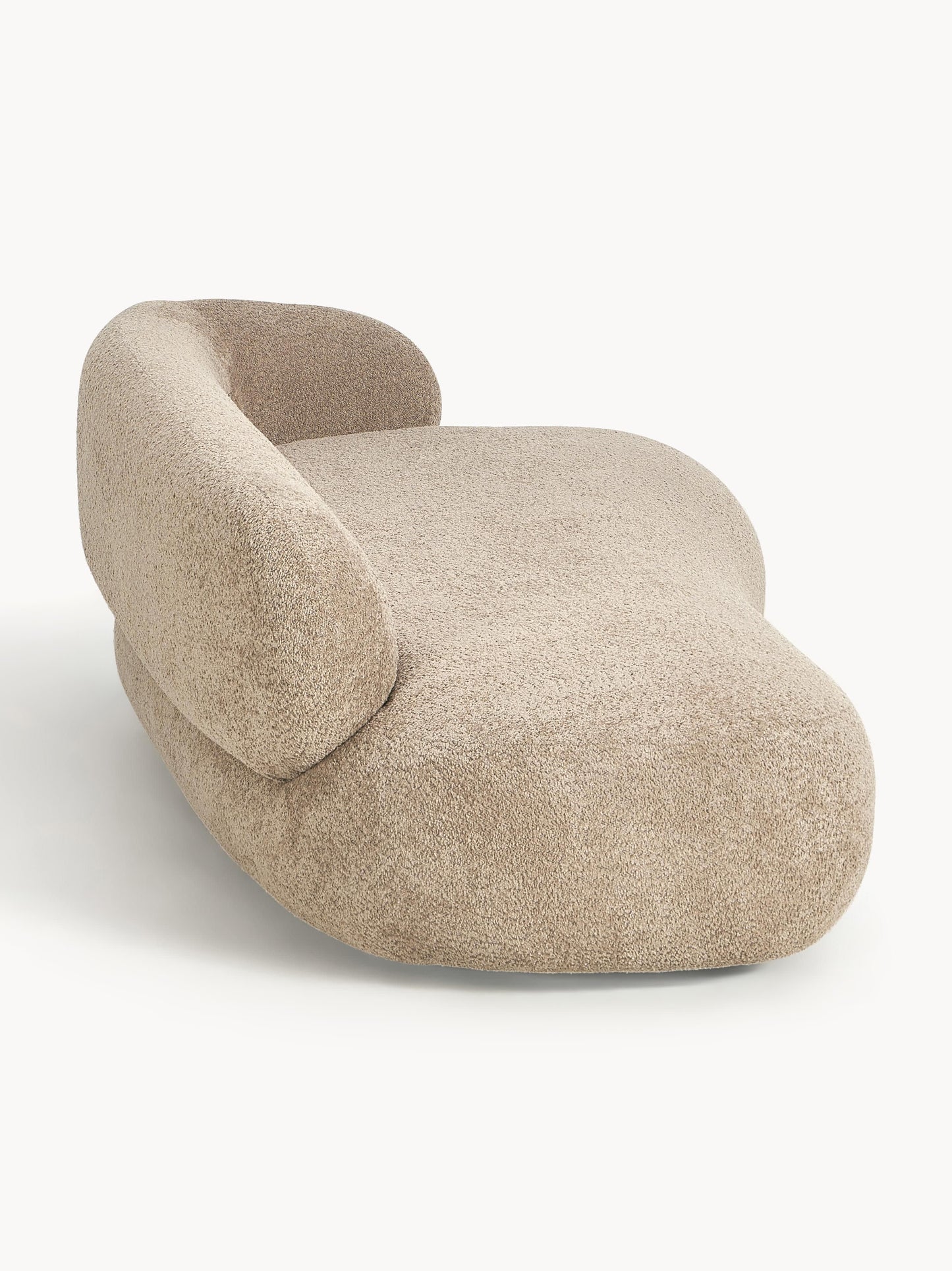 Sofa Alba (3-Sitzer) aus Teddy-Bouclé