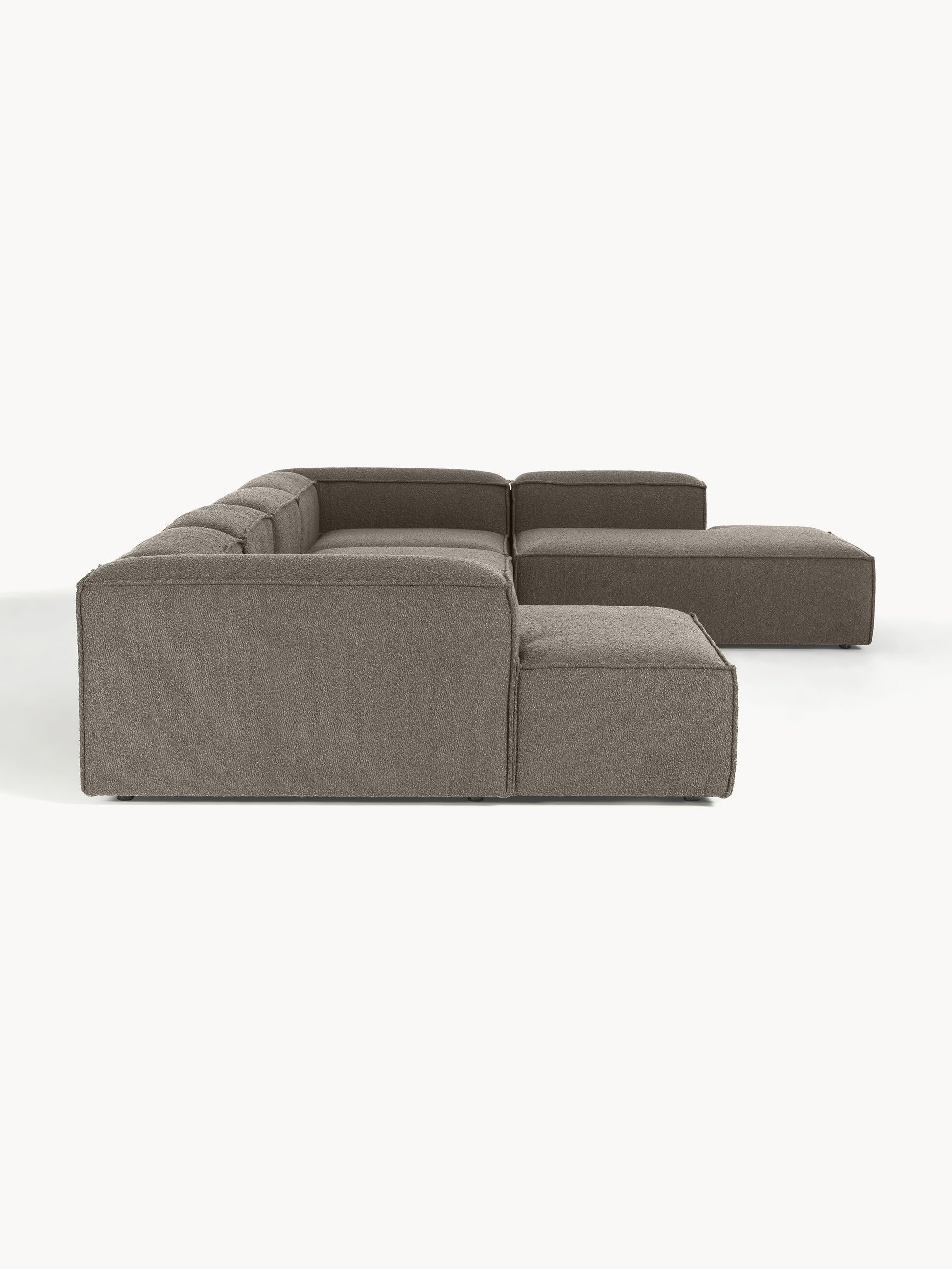 Modulares XL Sofa Lennon aus Bouclé