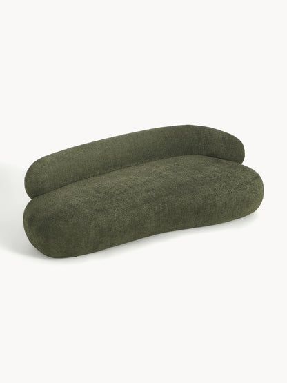Sofa Alba (3-Sitzer) aus Teddy-Bouclé