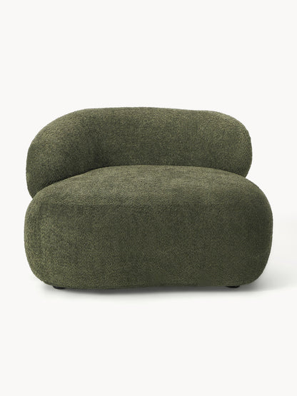 Loungesessel Alba aus Teddy-Bouclé