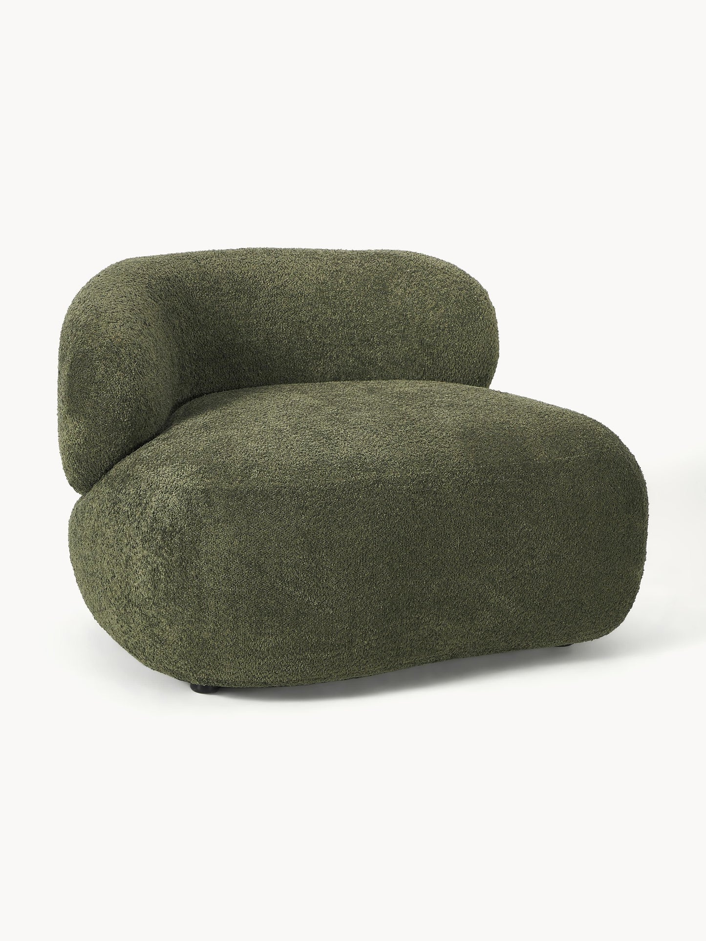 Galeriebild 1 - Loungesessel Alba aus Teddy-Bouclé
