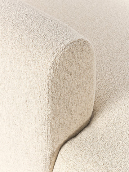 Modulares Bouclé-Ecksofa Sofia (3-Sitzer)