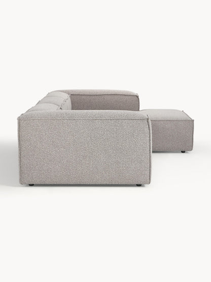 Modulares Bouclé-Ecksofa Lennon (4-Sitzer)