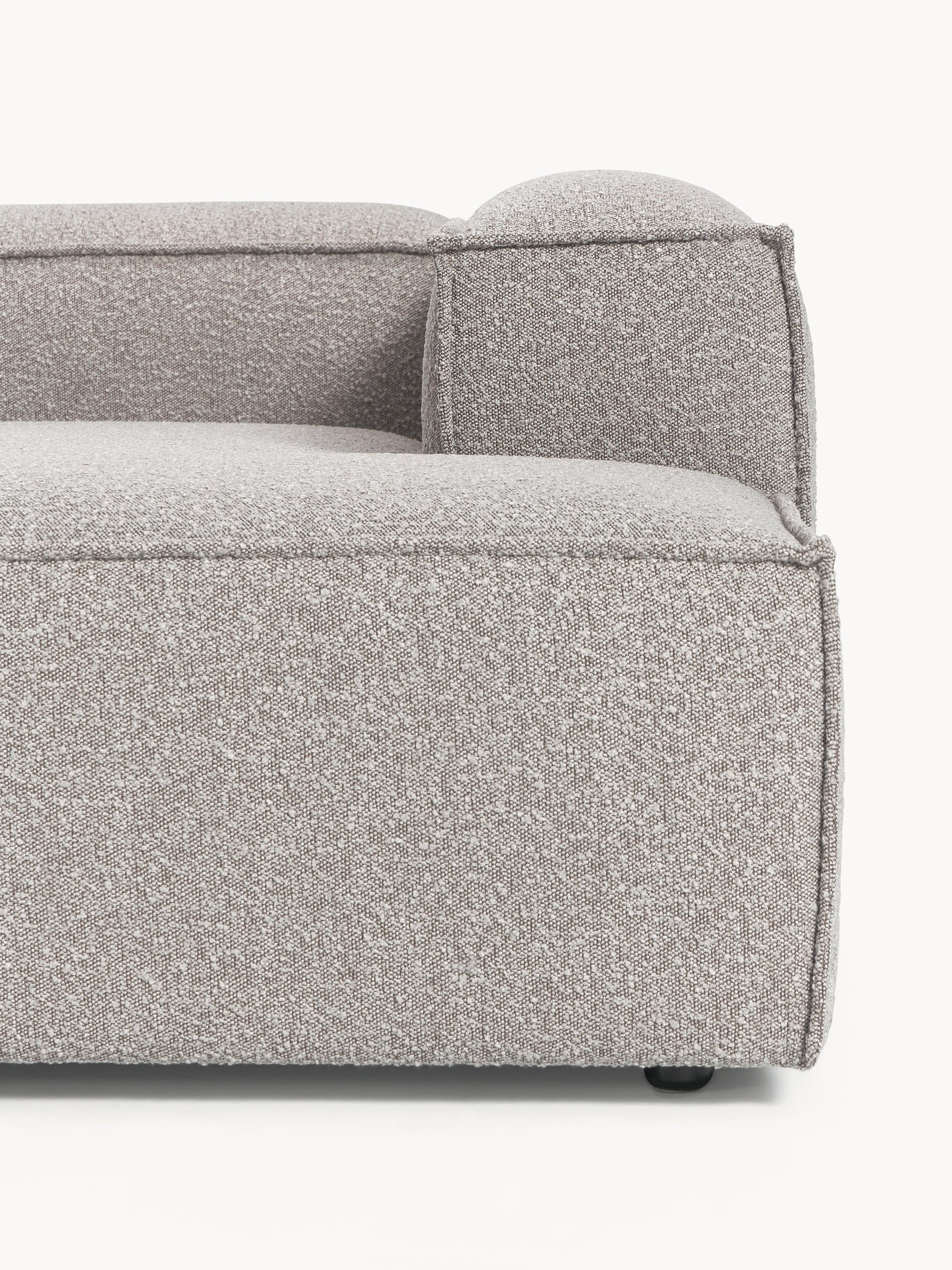 Modulares Bouclé-Ecksofa Lennon (4-Sitzer)