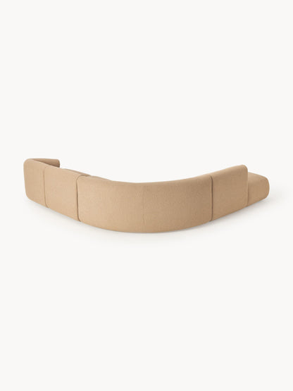 Modulares Bouclé-Ecksofa Sofia (4-Sitzer)