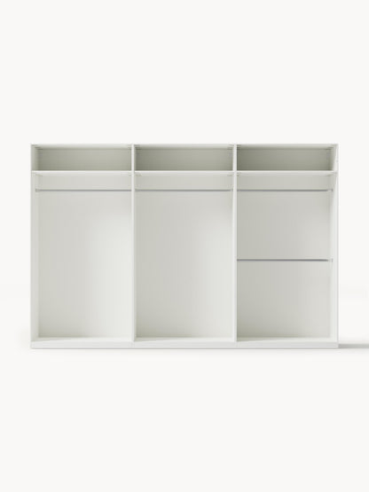 Modularer Drehtürenschrank Jeanne, 300 cm Breite, mehrere Varianten