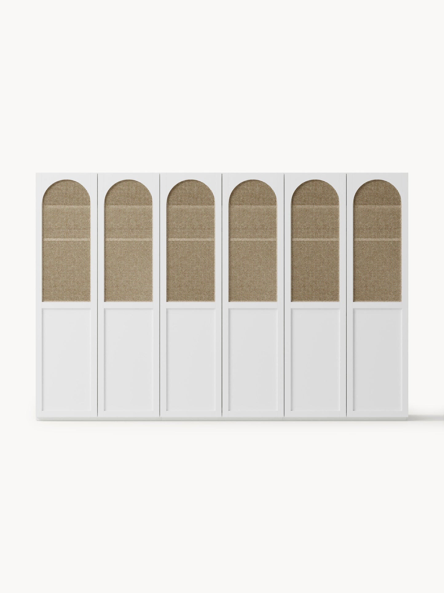 Modularer Drehtürenschrank Jeanne, 300 cm Breite, mehrere Varianten