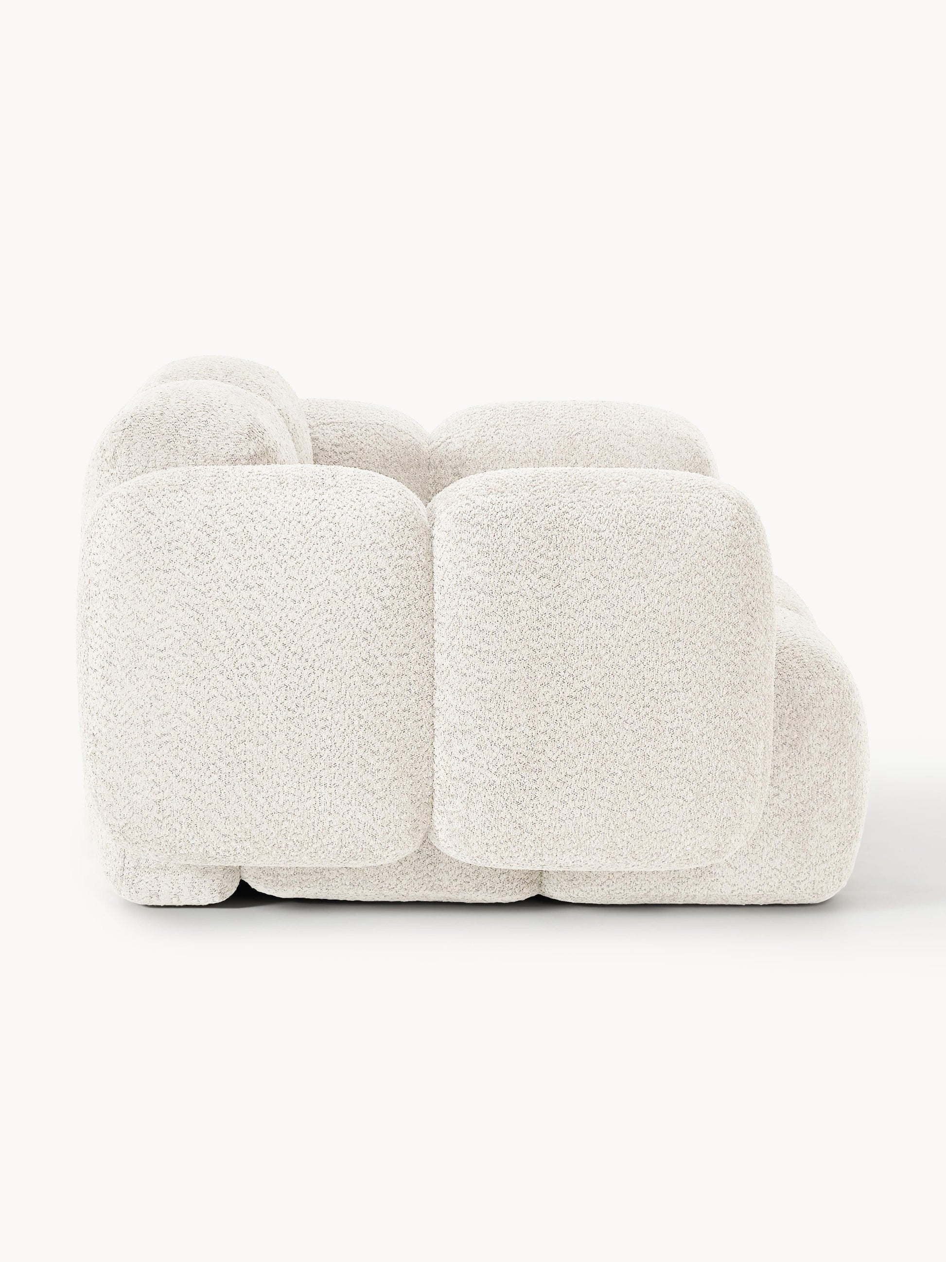 Loungesessel Tayla aus Teddy-Bouclé