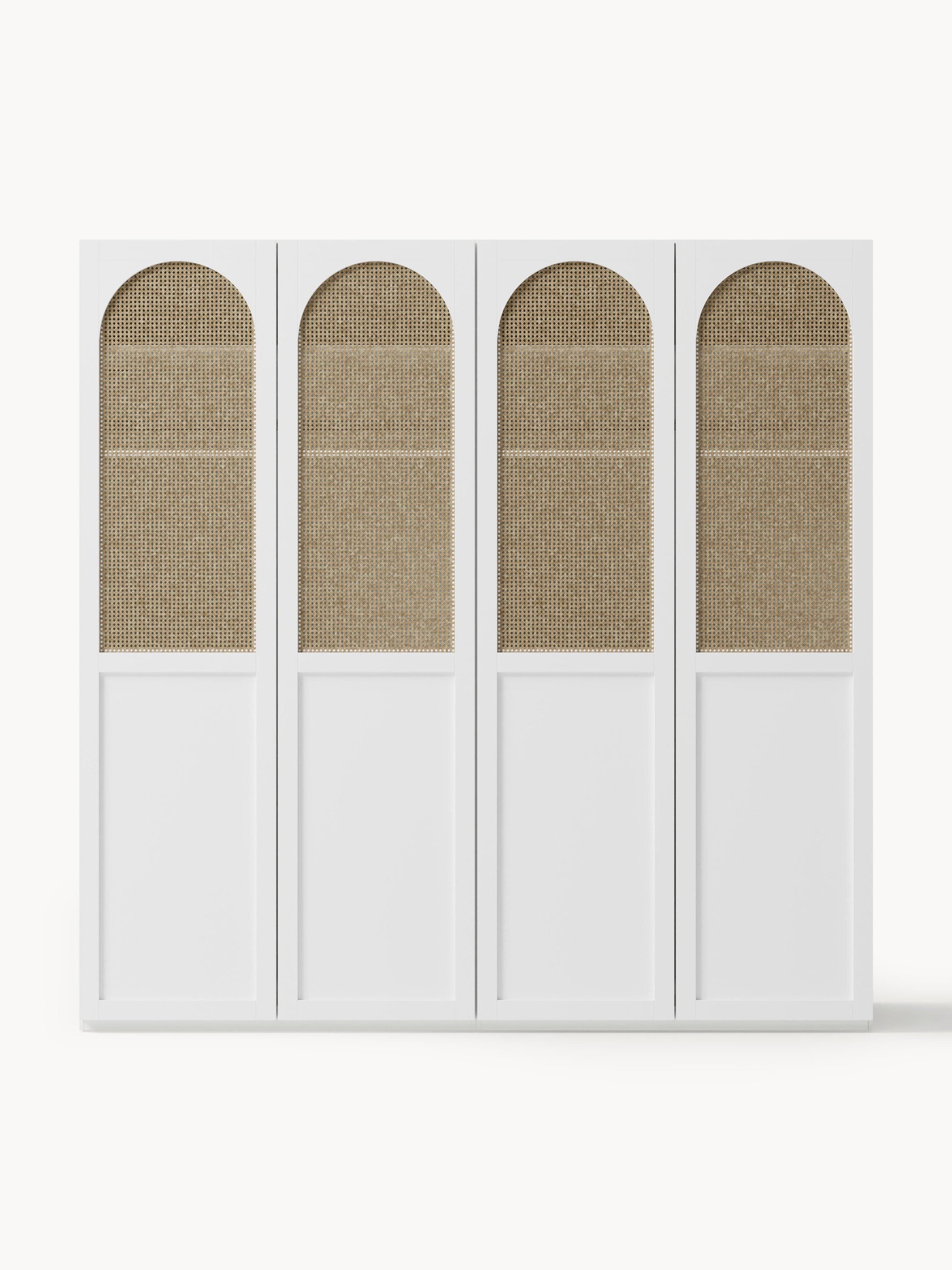Modularer Drehtürenschrank Jeanne, 200 cm Breite, in verschiedenen Größen