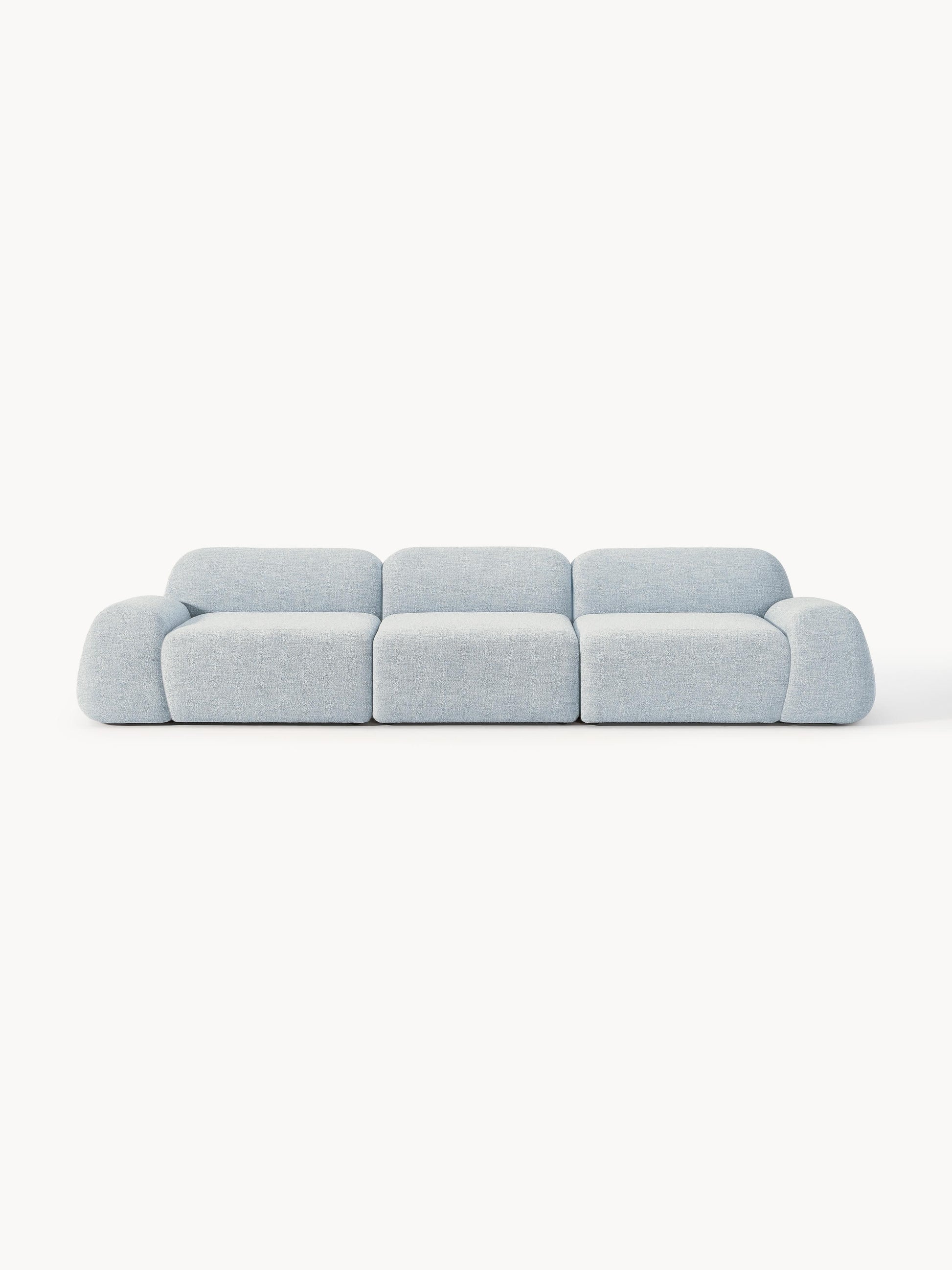 Galeriebild 1 - Modulares Bouclé-Sofa Wolke (4-Sitzer)