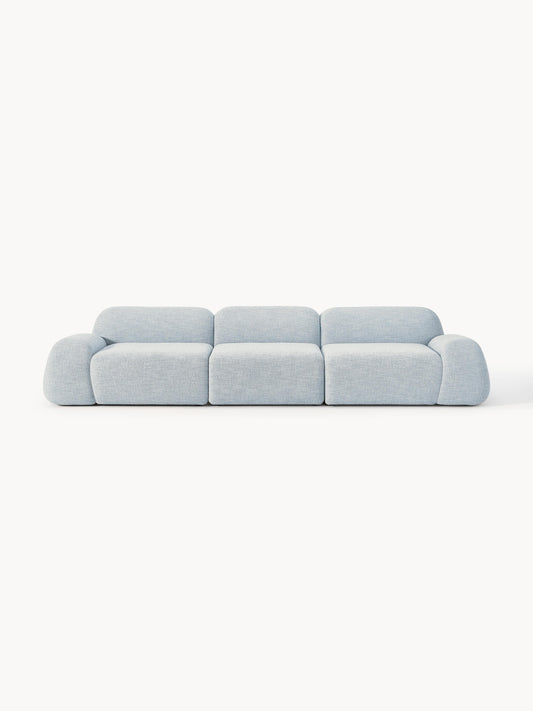 Galeriebild 1 - Modulares Bouclé-Sofa Wolke (4-Sitzer)