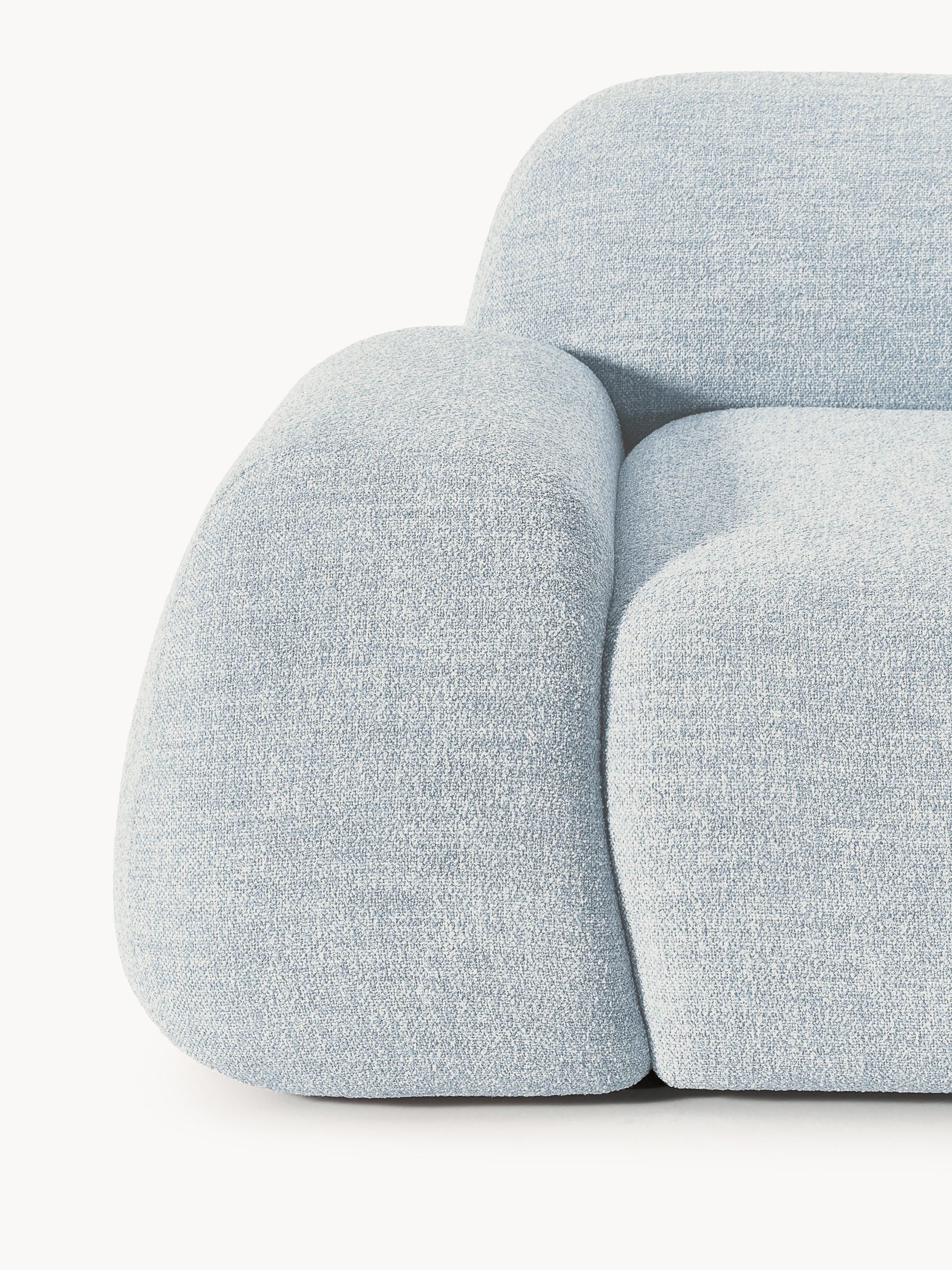 Modulares Bouclé-Sofa Wolke (4-Sitzer)