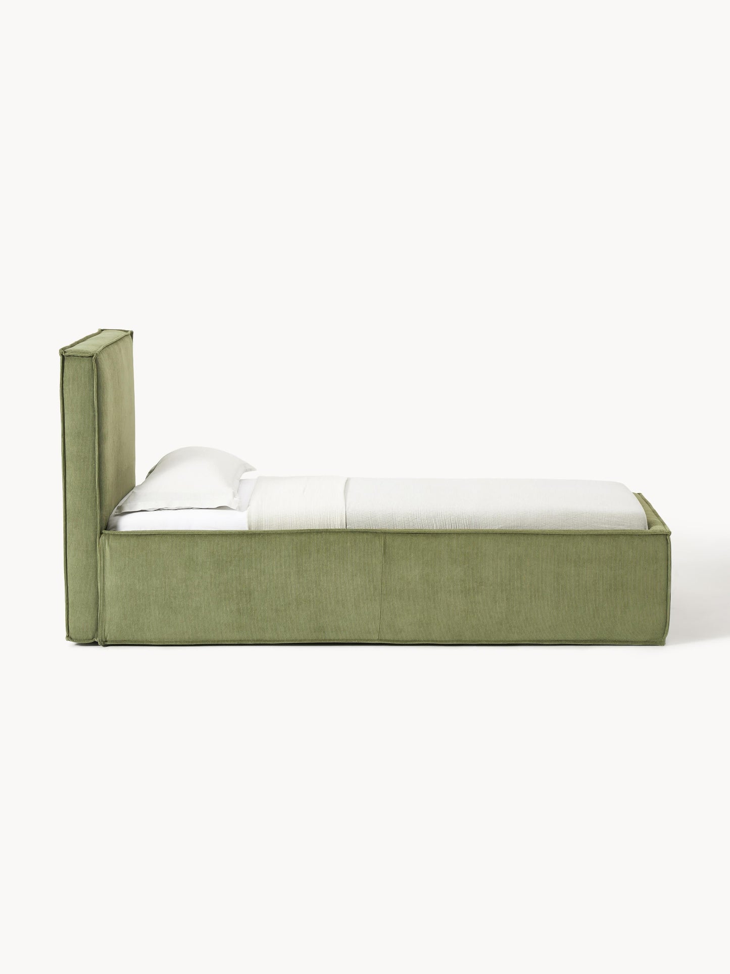 Cord-Einzelbett Dream mit Stauraum