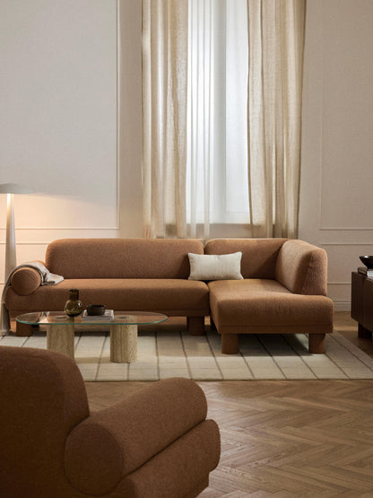 Bouclé-Ecksofa Lilo