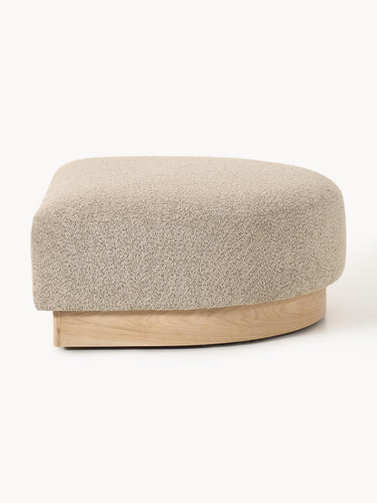 Sofa-Hocker Natalie aus Teddy-Bouclé