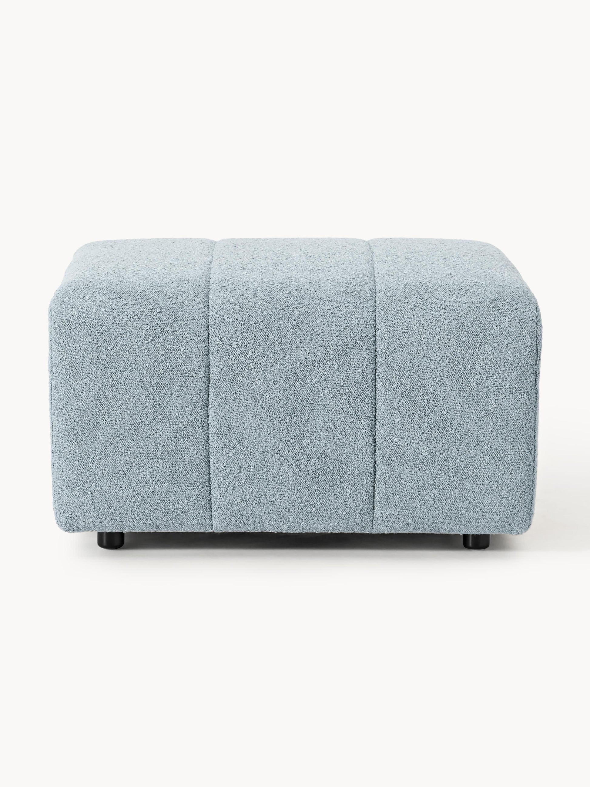 Bouclé-Sofa-Hocker Lena