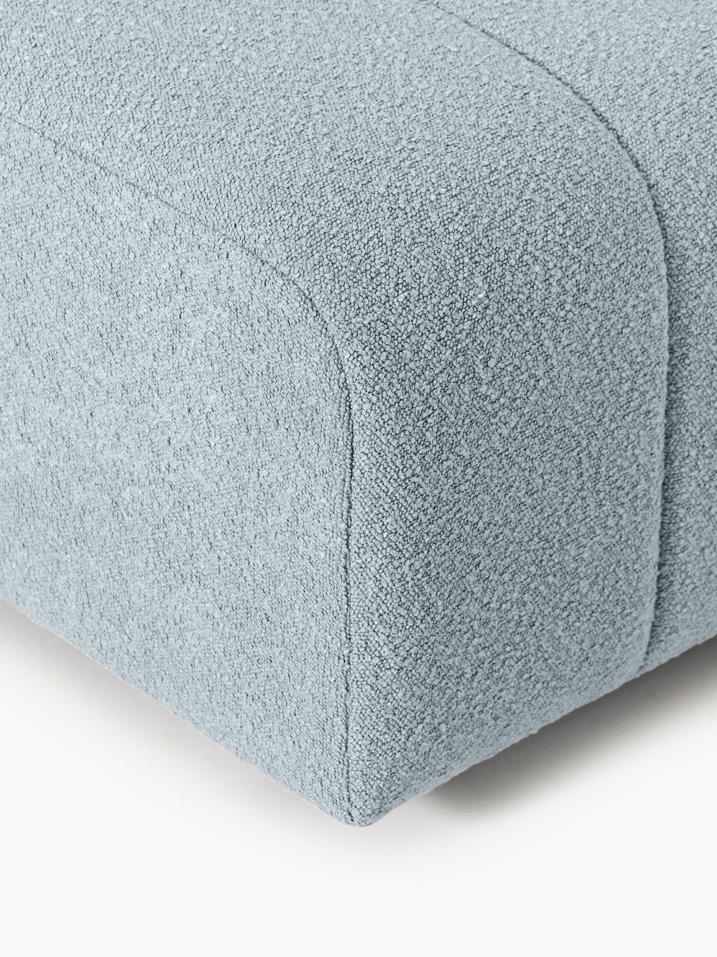 Bouclé-Sofa-Hocker Lena