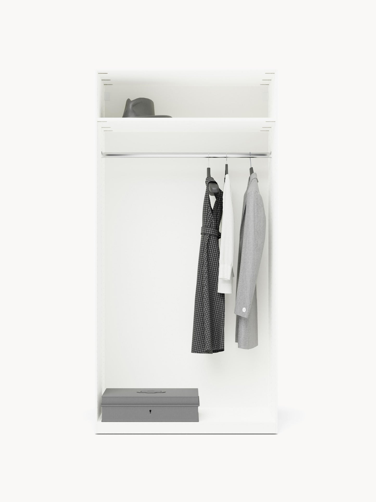 Modularer Drehtürenschrank Simone, 100 cm Breite, in verschiedenen Größen