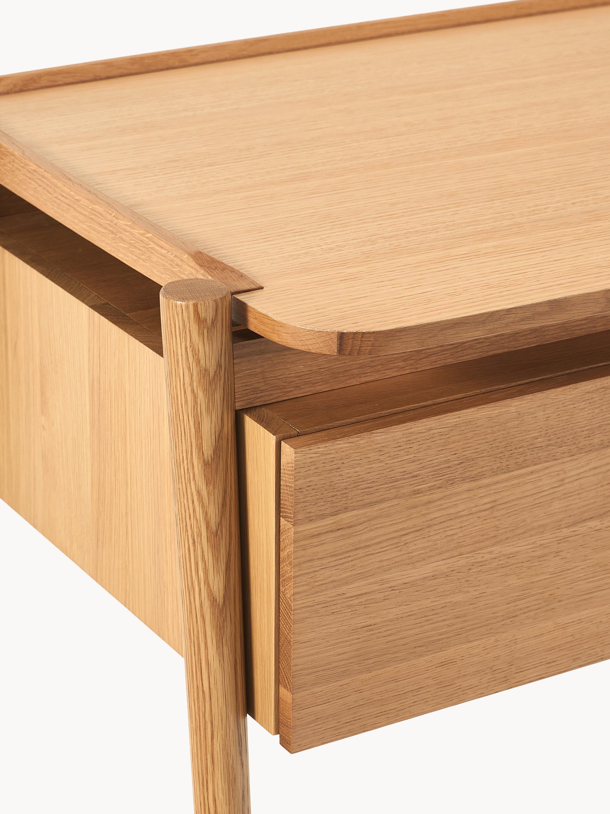 Holz-Schreibtisch Libby mit Schubladen