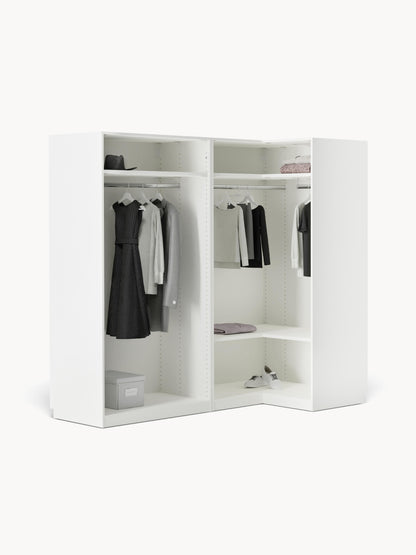 Modularer Eck-Kleiderschrank Leon, 215 cm Breite, in verschiedenen Größen