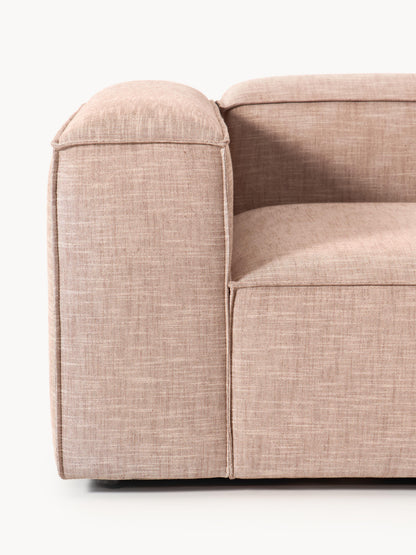 Modulares Sofa Lennon (3-Sitzer) aus Leinen-Mix