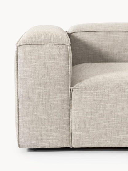 Modulares Sofa Lennon (3-Sitzer) aus Leinen-Mix