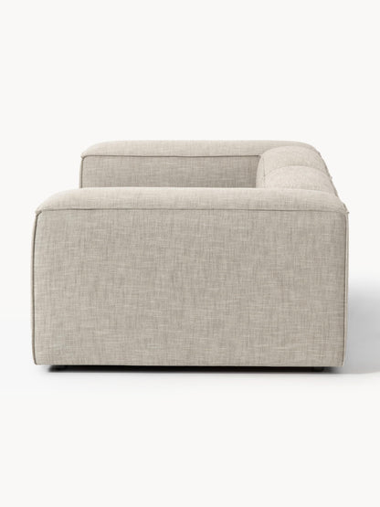 Modulares Sofa Lennon (3-Sitzer) aus Leinen-Mix