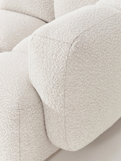 Modulares Sofa Tayla (3-Sitzer) aus Bouclé
