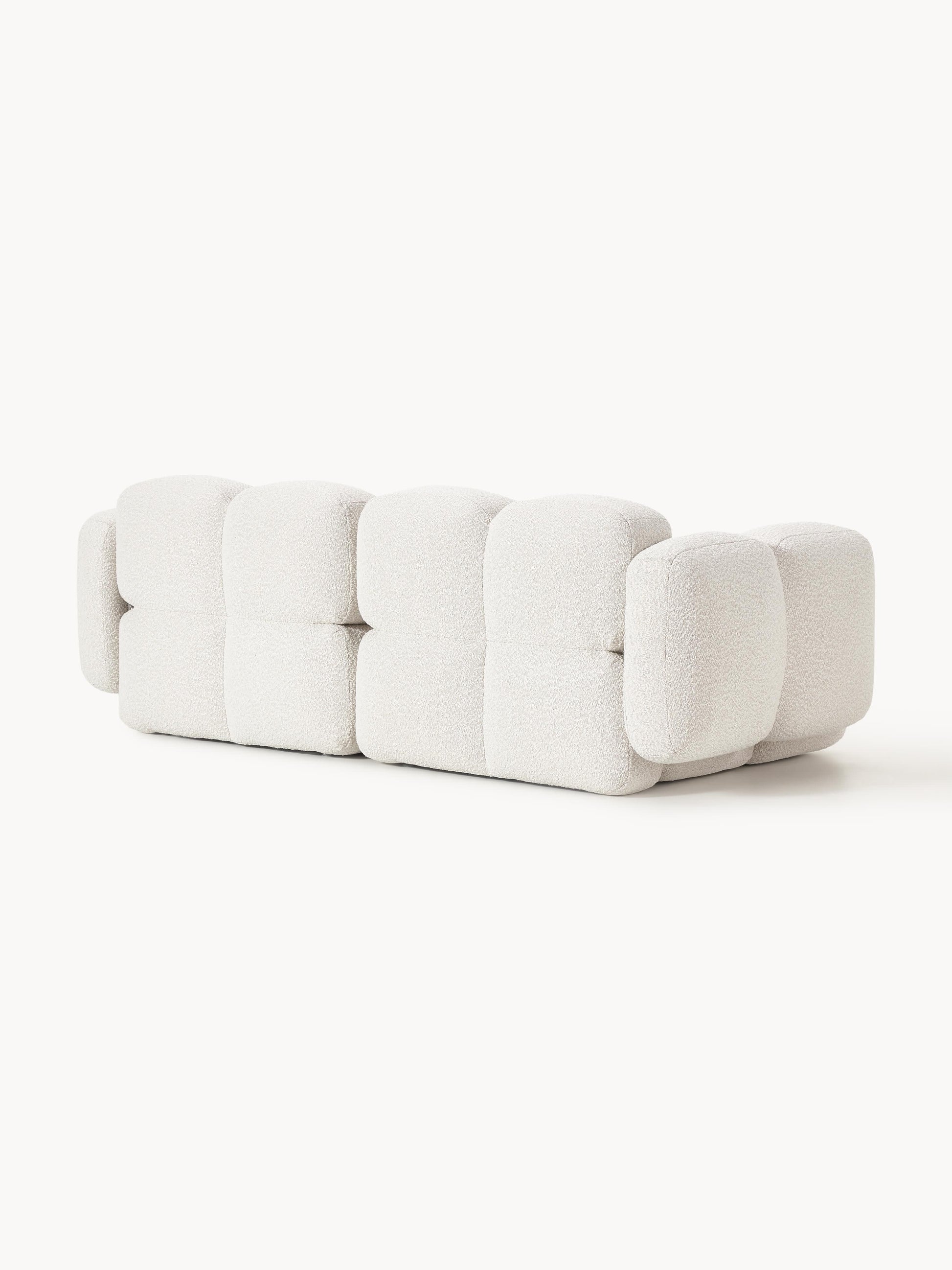 Modulares Sofa Tayla (3-Sitzer) aus Bouclé