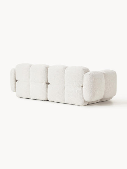 Modulares Sofa Tayla (3-Sitzer) aus Bouclé