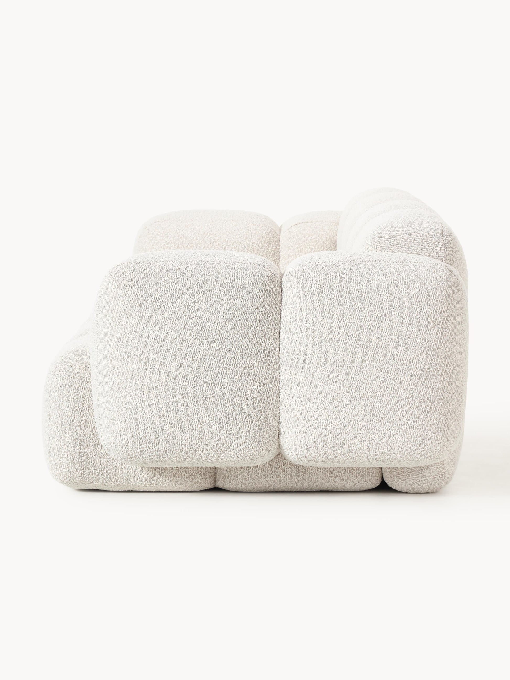 Modulares Sofa Tayla (3-Sitzer) aus Bouclé