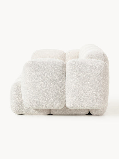 Modulares Sofa Tayla (3-Sitzer) aus Bouclé