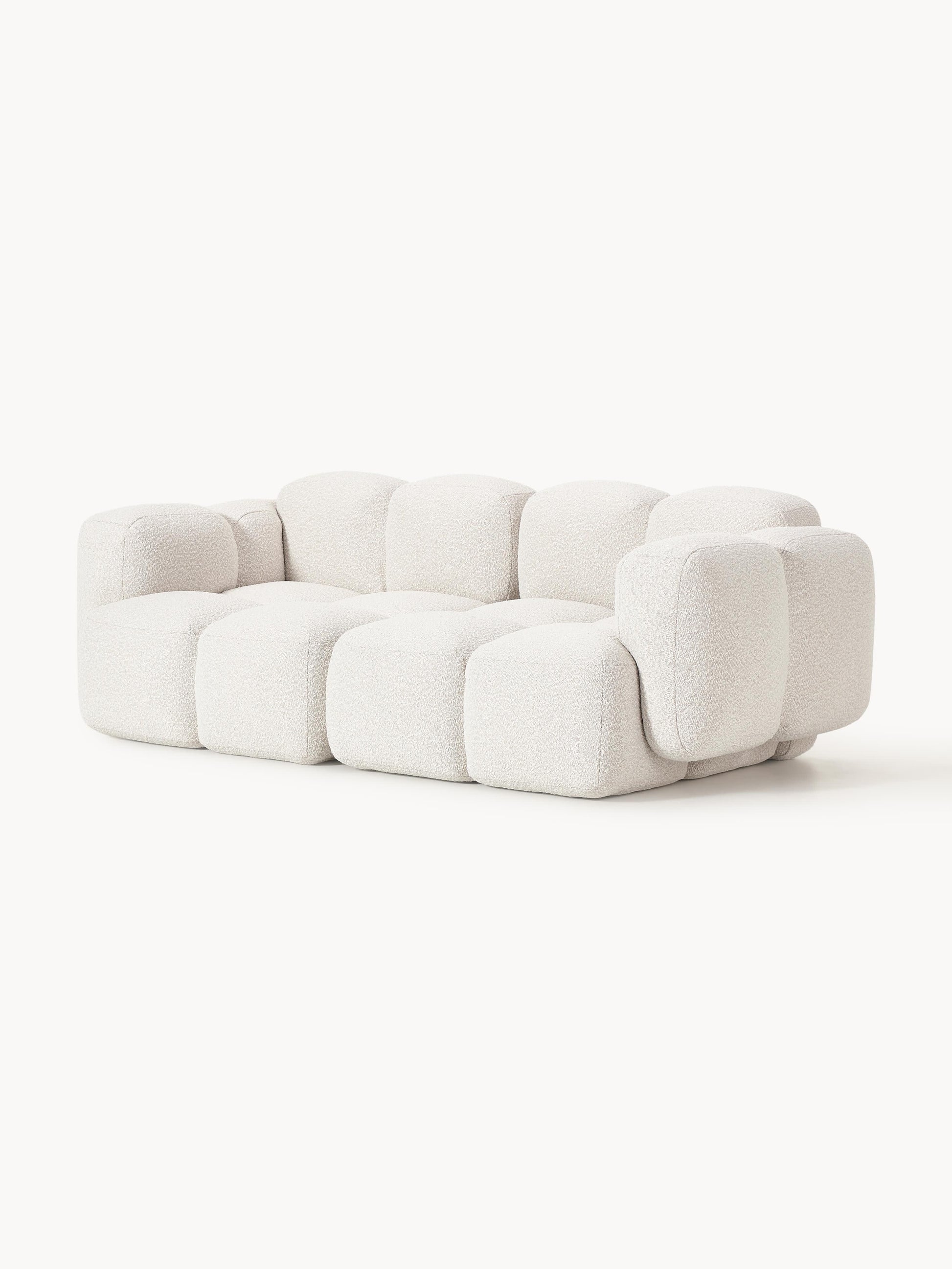 Modulares Sofa Tayla (3-Sitzer) aus Bouclé