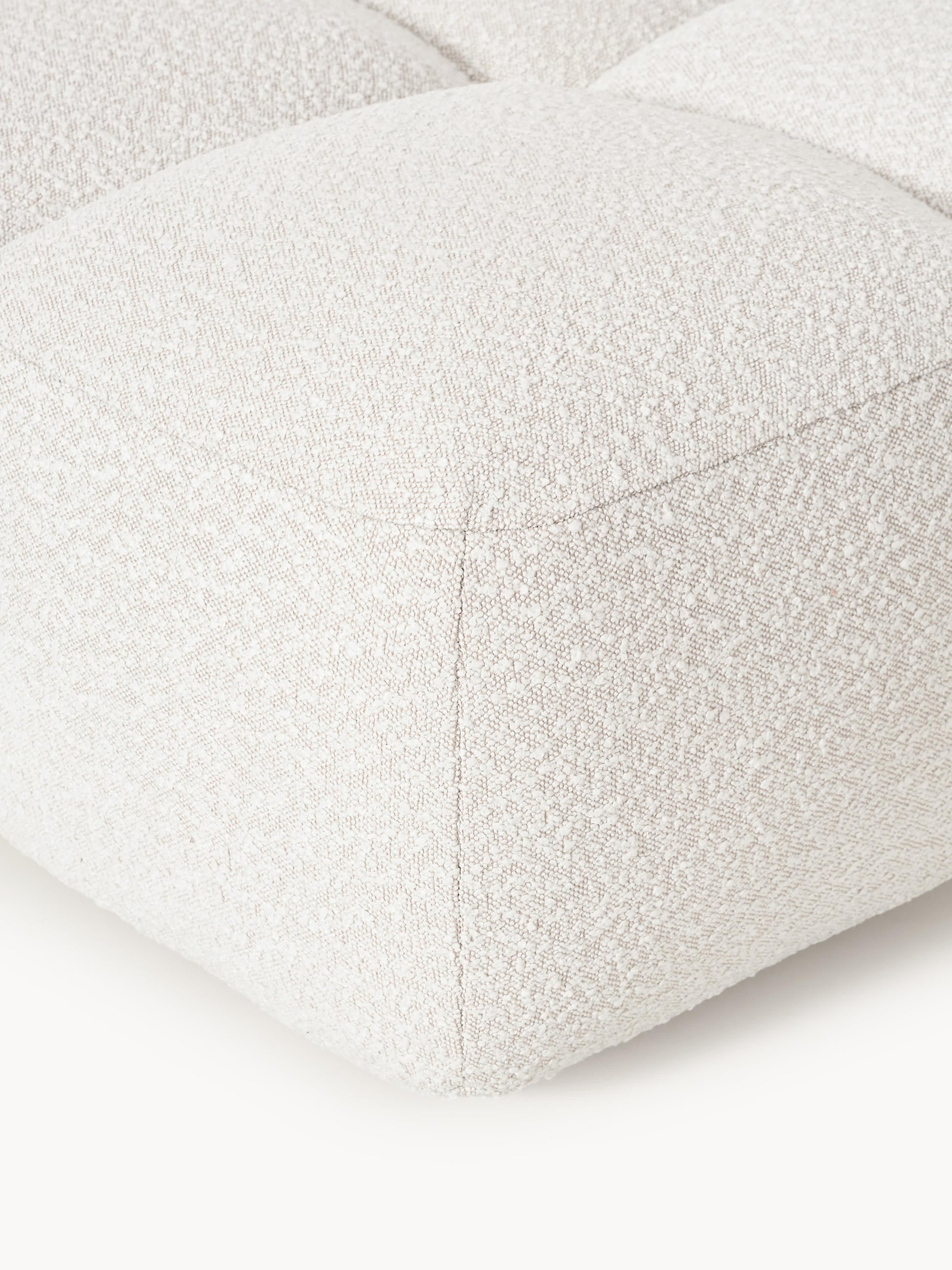 Sofa-Hocker Tayla aus Bouclé