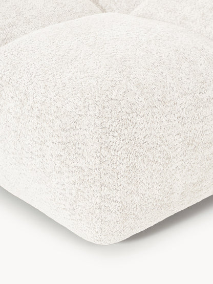 Sofa-Hocker Tayla aus Teddy-Bouclé