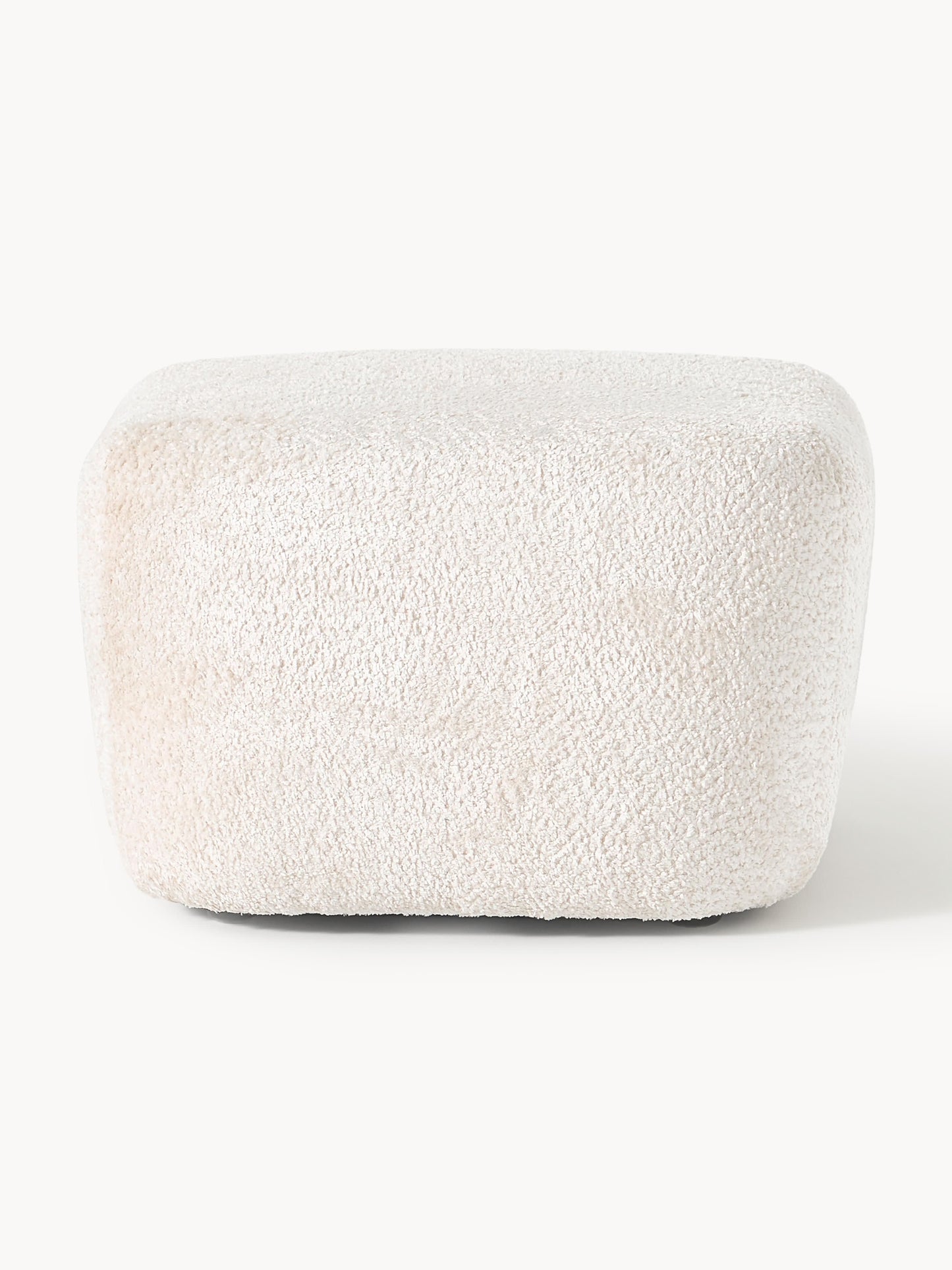 Sofa-Hocker Wolke aus Teddy-Bouclé