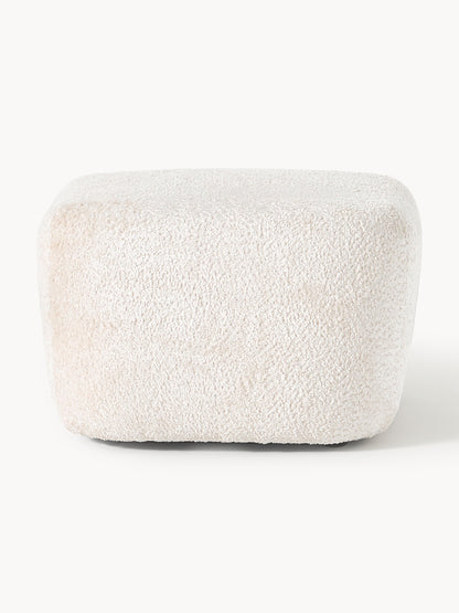 Sofa-Hocker Wolke aus Teddy-Bouclé