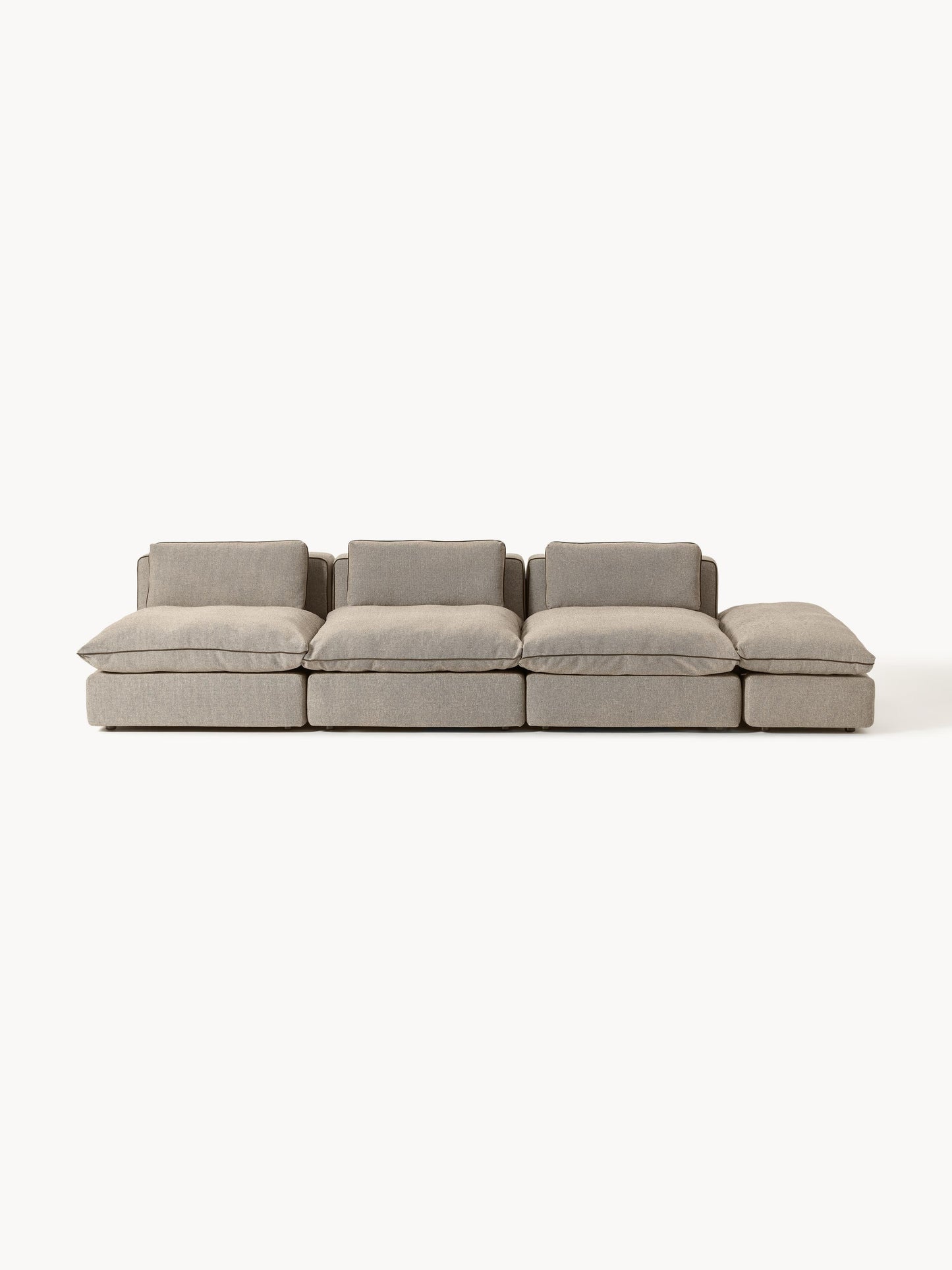 Galeriebild 1 - Modulares XL-Sofa Felix (3-Sitzer) mit Hocker