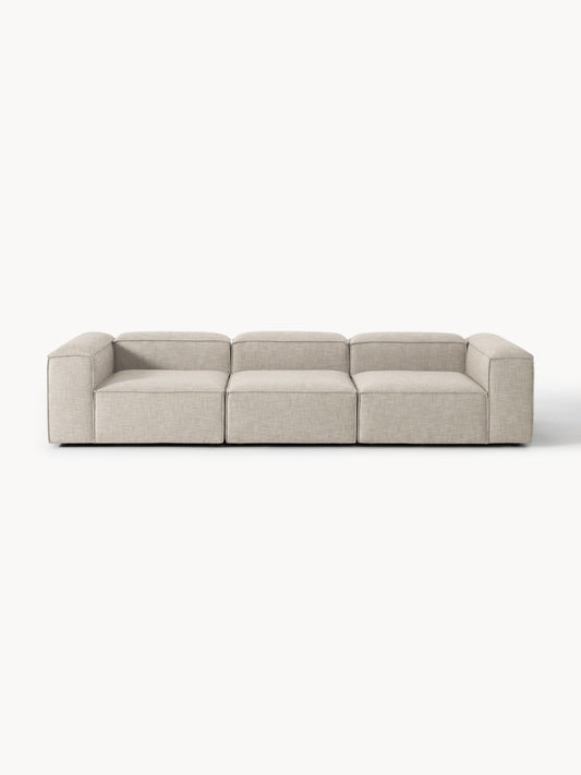 Galeriebild 1 - Modulares Sofa Lennon (4-Sitzer) aus Leinen-Mix