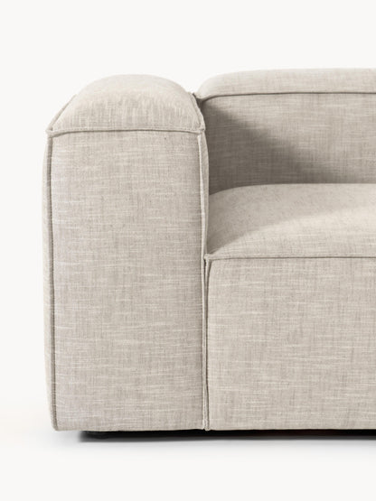 Modulares Sofa Lennon (4-Sitzer) aus Leinen-Mix