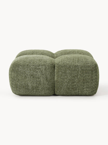 Sofa-Hocker Tayla aus Teddy-Bouclé