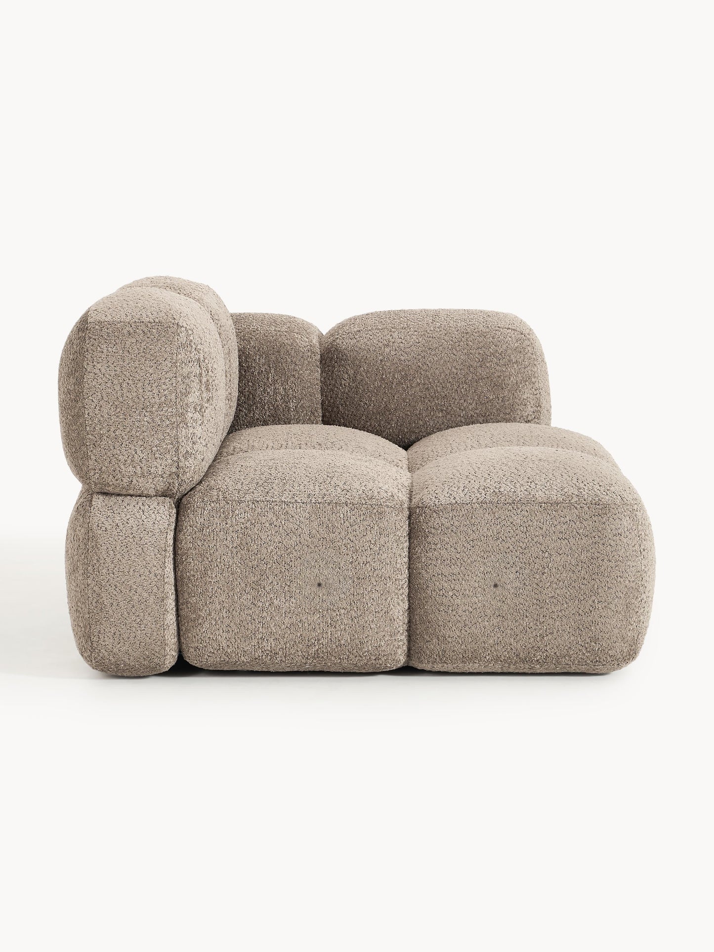 Eckmodul Tayla aus Teddy-Bouclé