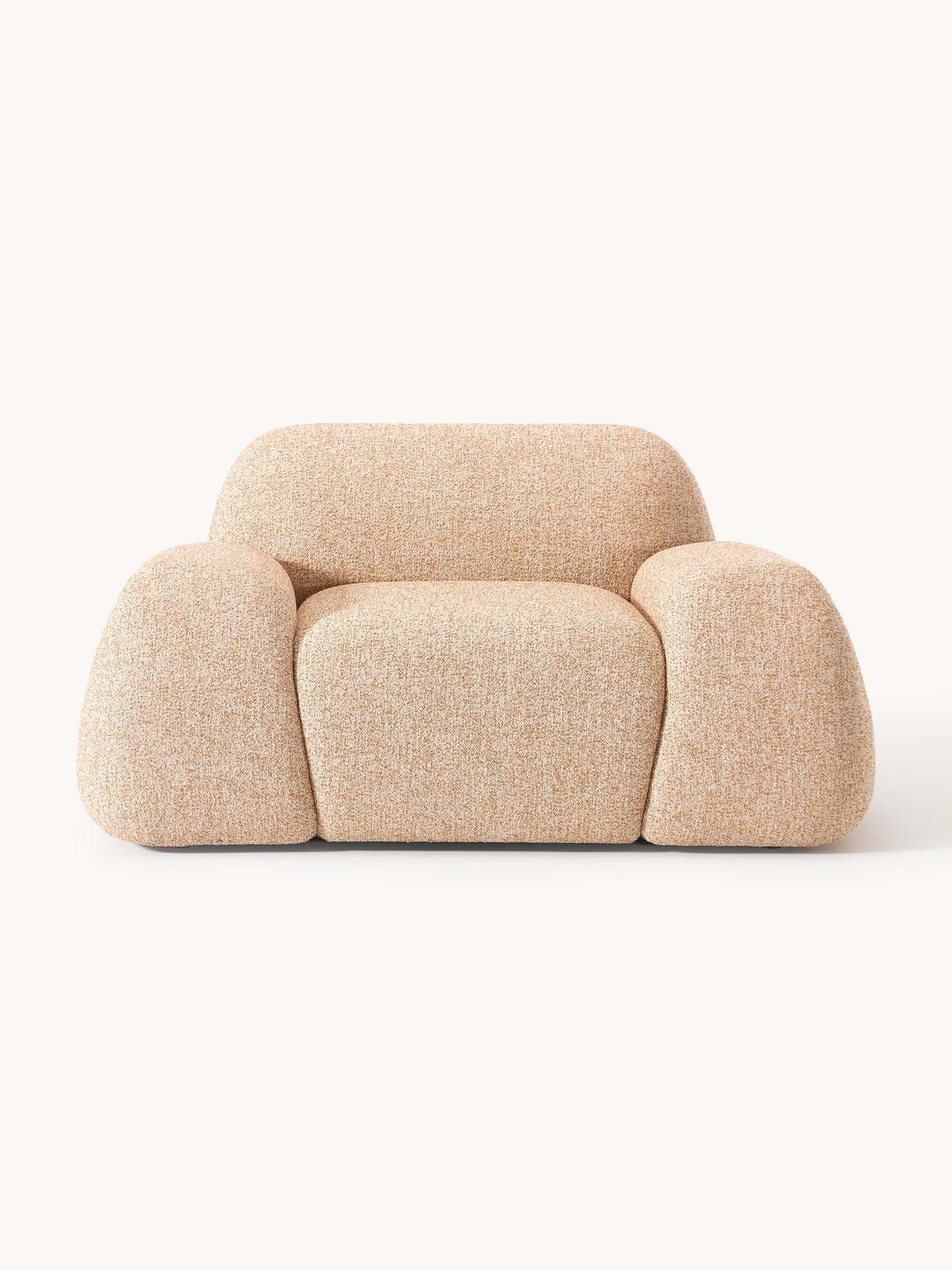 Bouclé-Loungesessel Wolke