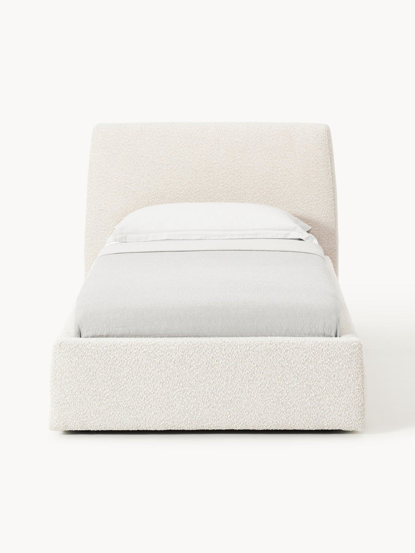 Bouclé-Einzelbett Cloud