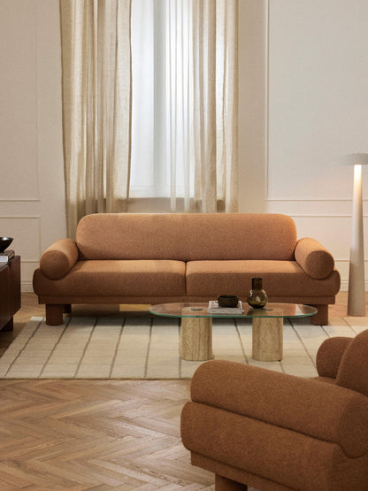 Bouclé-Sofa Lilo (3-Sitzer)