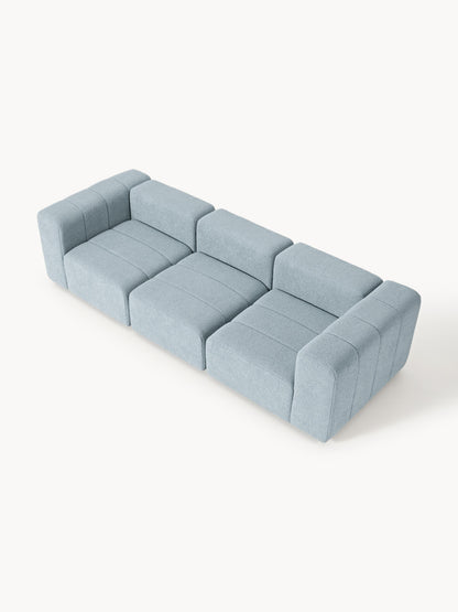 Modulares Bouclé-Sofa Lena (4-Sitzer)