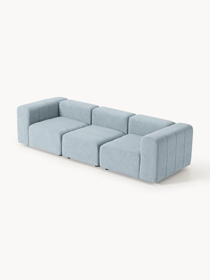 Modulares Bouclé-Sofa Lena (4-Sitzer)