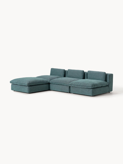 Modulares XL-Sofa Felix mit Hocker (links/rechts)