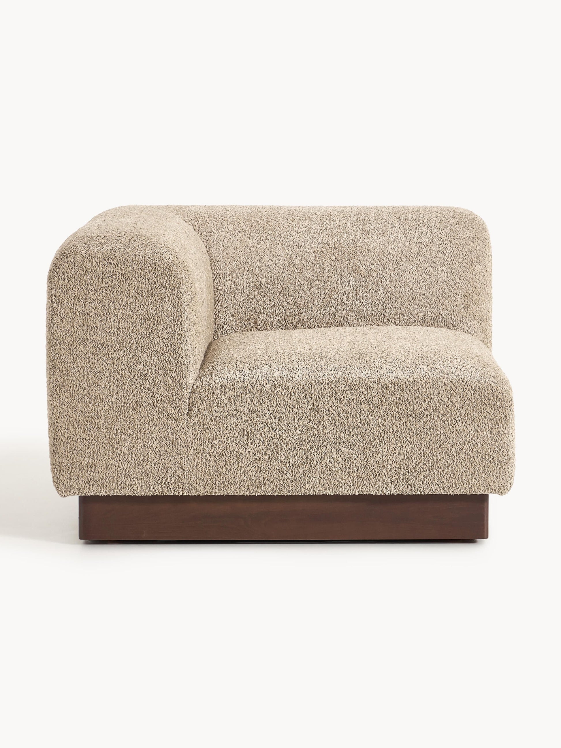 Eckmodul Natalie aus Teddy-Bouclé